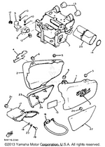 Yamaha parts diagram for 256-21747-00-00 - Ref #13