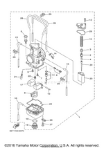 Yamaha parts diagram for 4KM-14142-60-00 - Ref #21