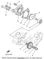 Yamaha parts diagram for 5X2-12428-10-00 - Ref #10