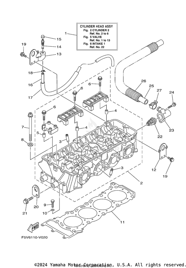 Yamaha parts diagram for 90201-12039-00 - Ref #8