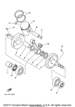 Yamaha parts diagram for 93450-15023-00 - Ref #17