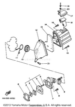 Yamaha parts diagram for 27V-14451-00-00 - Ref #13