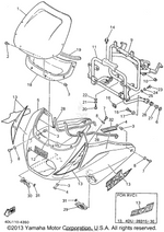 Yamaha parts diagram for 4DU-28315-30-00