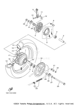 Yamaha parts diagram for 90116-10013-00 - Ref #20