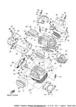 Yamaha parts diagram for 91815-16017-00 - Ref #15