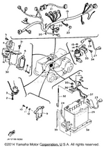 Yamaha parts diagram for 1A0-82151-00-00 - Ref #18
