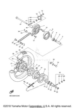 Yamaha parts diagram for 21W-25311-00-98 - Ref #1