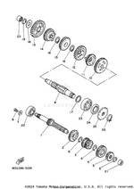 Yamaha parts diagram for 93822-14043-00 - Ref #25