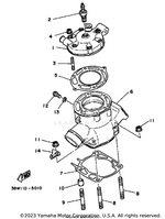 Yamaha parts diagram for 90116-10314-00 - Ref #9
