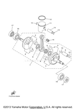 Yamaha parts diagram for 90468-12N00-00 - Ref #14