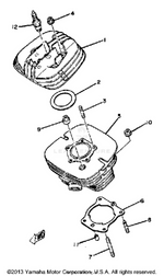 Yamaha parts diagram for 3R3-11181-00-00 - Ref #2