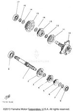 Yamaha parts diagram for 99009-13400-00 - Ref #7