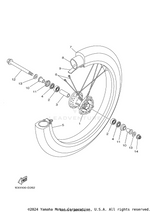 Yamaha parts diagram for 95617-14100-00 - Ref #14