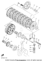 Yamaha parts diagram for 364-16343-00-00 - Ref #27