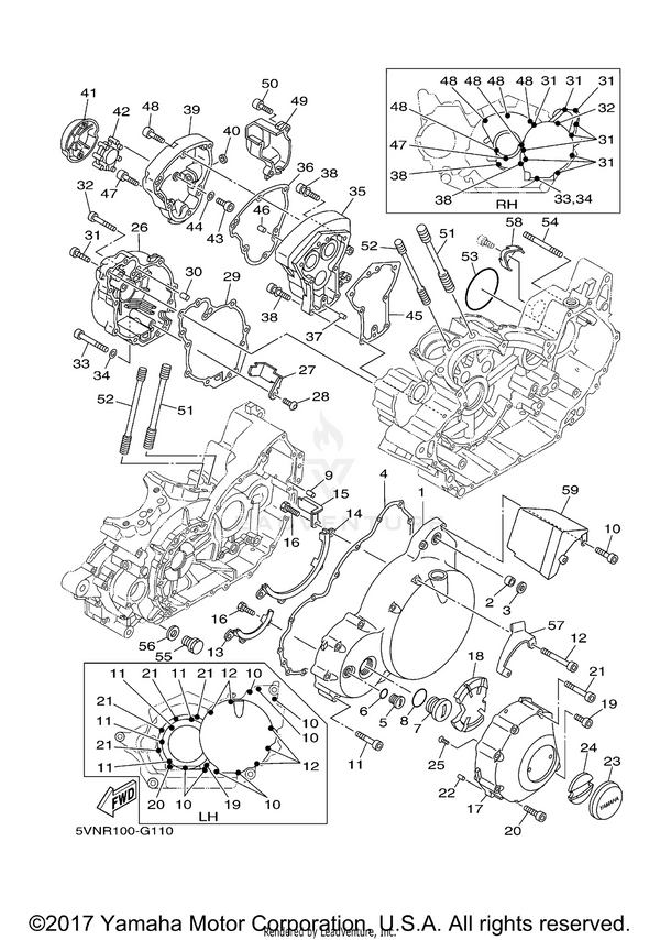Yamaha parts diagram for 5VN-15451-00-00 - Ref #4