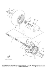 Yamaha parts diagram for 93306-00809-00 - Ref #7