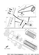 Yamaha parts diagram for 93332-00079-00 - Ref #22