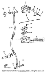 Yamaha parts diagram for 24M-25875-00-00 - Ref #14