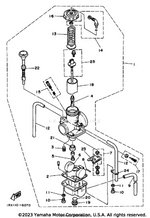 Yamaha parts diagram for 38W-14107-15-00 - Ref #7