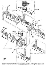 Yamaha parts diagram for 363-11633-00-00 - Ref #18