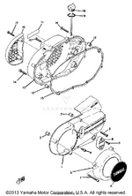 Yamaha parts diagram for 360-15417-00-00 - Ref #8