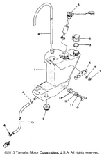 Yamaha parts diagram for 434-21771-00-00 - Ref #2