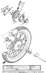 Yamaha parts diagram for 90387-10079-00 - Ref #22