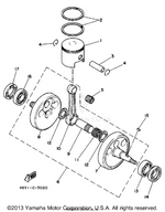 Yamaha parts diagram for 93450-20026-00 - Ref #4