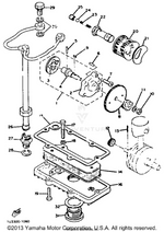 Yamaha parts diagram for 256-13441-00-00 - Ref #20