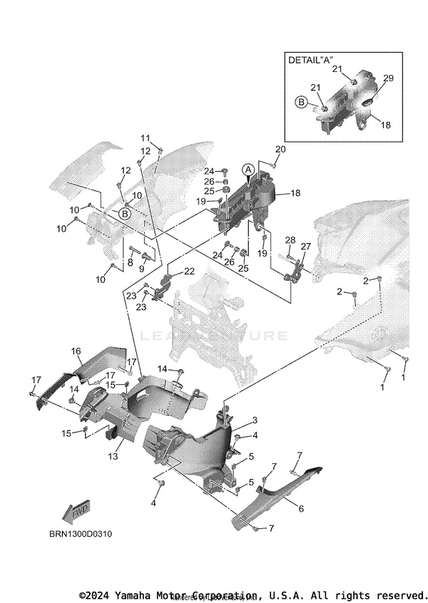 Yamaha parts diagram for 90387-087K5-00 - Ref #26