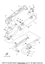 Yamaha parts diagram for 95817-10040-00 - Ref #24