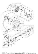 Yamaha parts diagram for 93440-23165-00 - Ref #34