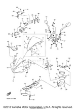 Yamaha parts diagram for 4C8-26290-00-00 - Ref #54