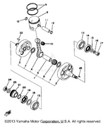 Yamaha parts diagram for 438-11631-01-96 - Ref #8
