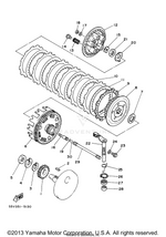 Yamaha parts diagram for 30X-16111-00-00 - Ref #1
