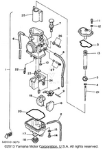 Yamaha parts diagram for 3JE-14147-00-00 - Ref #20