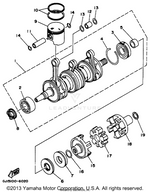 Yamaha parts diagram for 61X-11604-01-00 - Ref #10