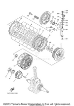 Yamaha parts diagram for 90215-20231-00 - Ref #18
