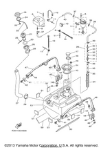 Yamaha parts diagram for F1B-67767-00-00 - Ref #30