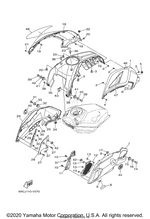 Yamaha parts diagram for 1WS-2463E-00-00 - Ref #43