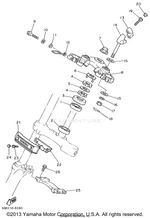Yamaha parts diagram for 1UF-23317-01-00 - Ref #12