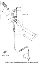 Yamaha parts diagram for 1LX-26242-01-00 - Ref #4