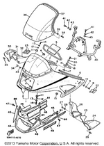 Yamaha parts diagram for 36Y-28323-00-00 - Ref #10