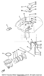 Yamaha parts diagram for 91609-25032-00 - Ref #32