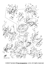 Yamaha parts diagram for B9T-F4129-00-3E - Ref #7