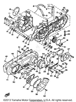 Yamaha parts diagram for 50M-15451-10-00 - Ref #48