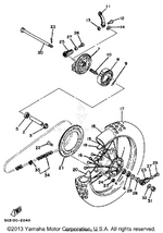 Yamaha parts diagram for 537-25388-00-00 - Ref #25