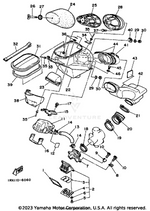 Yamaha parts diagram for 90467-20050-00 - Ref #14