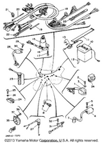 Yamaha parts diagram for 20G-83350-60-00 - Ref #34
