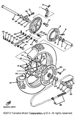 Yamaha parts diagram for 5X6-25388-00-00 - Ref #30